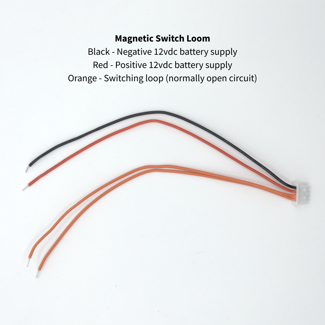 Magnetic Door Switch with Switch Loop